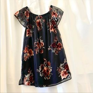 Floral Off the Shoulder Dress